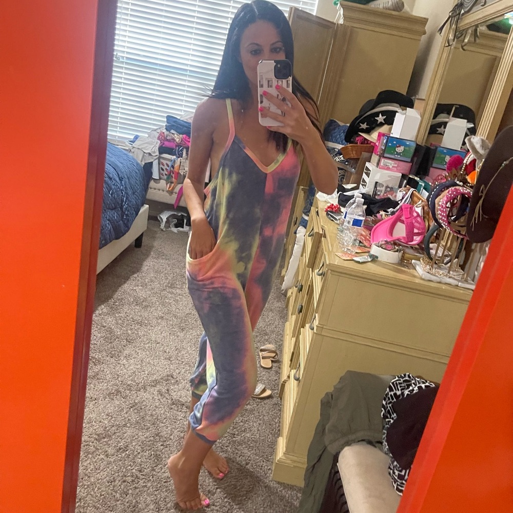 NWT Tie-Dye Jumpsuit